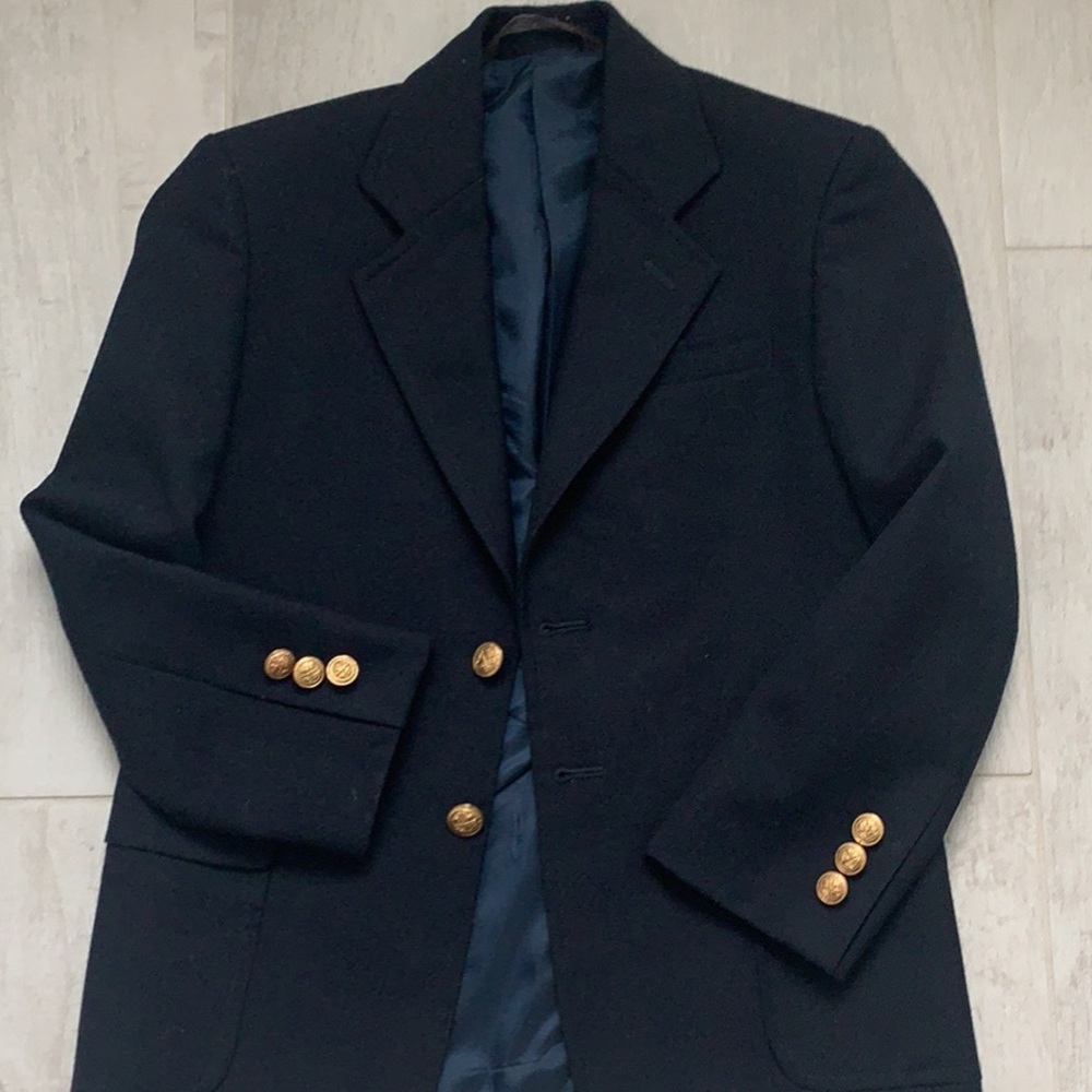 Excellent condition boys navy dinner jacket